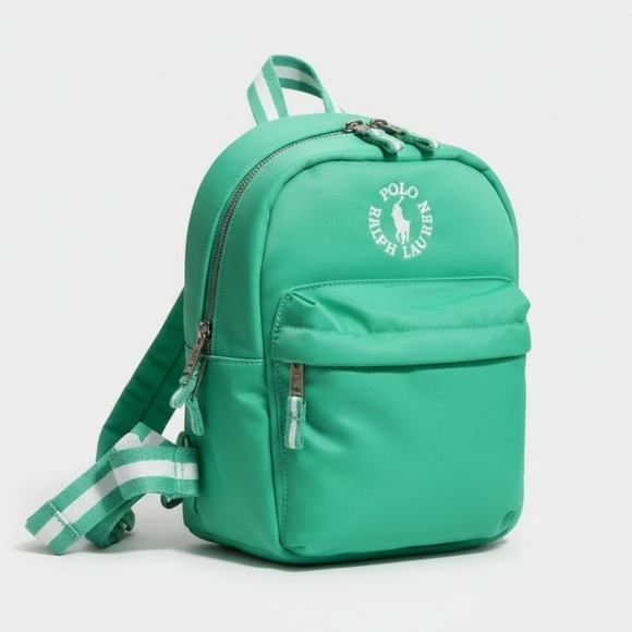 NEW! Polo Ralph Lauren Mint Green Backpack NWT main image 8